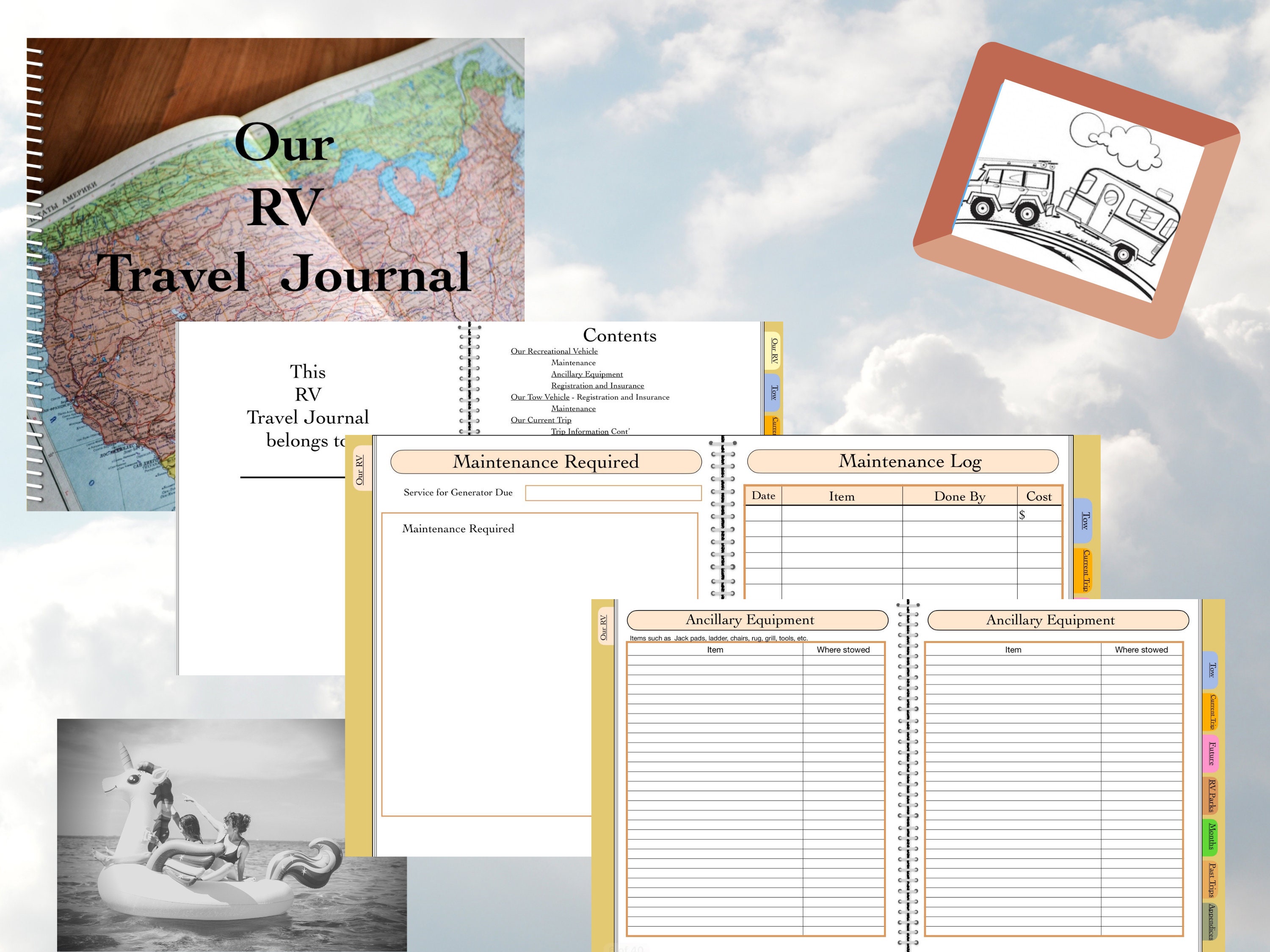 Our RV Travel Journal Etsy