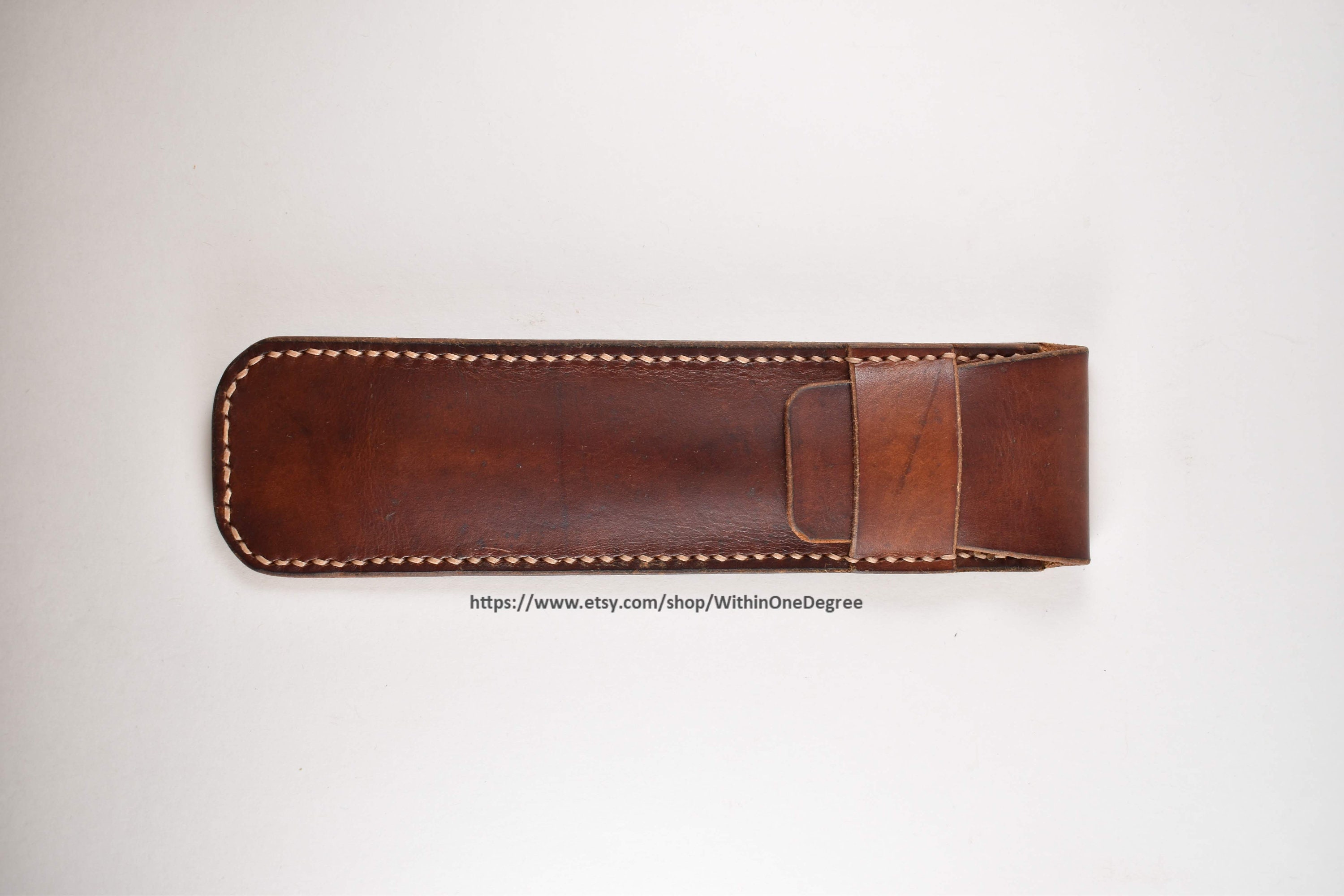 Straight razor case / pouch handcrafted in leather razor not Etsy