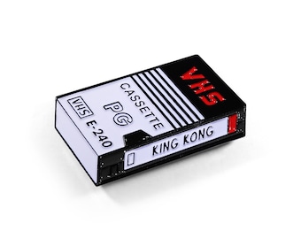 Enamel Pin - TV-REC VHS King Kong