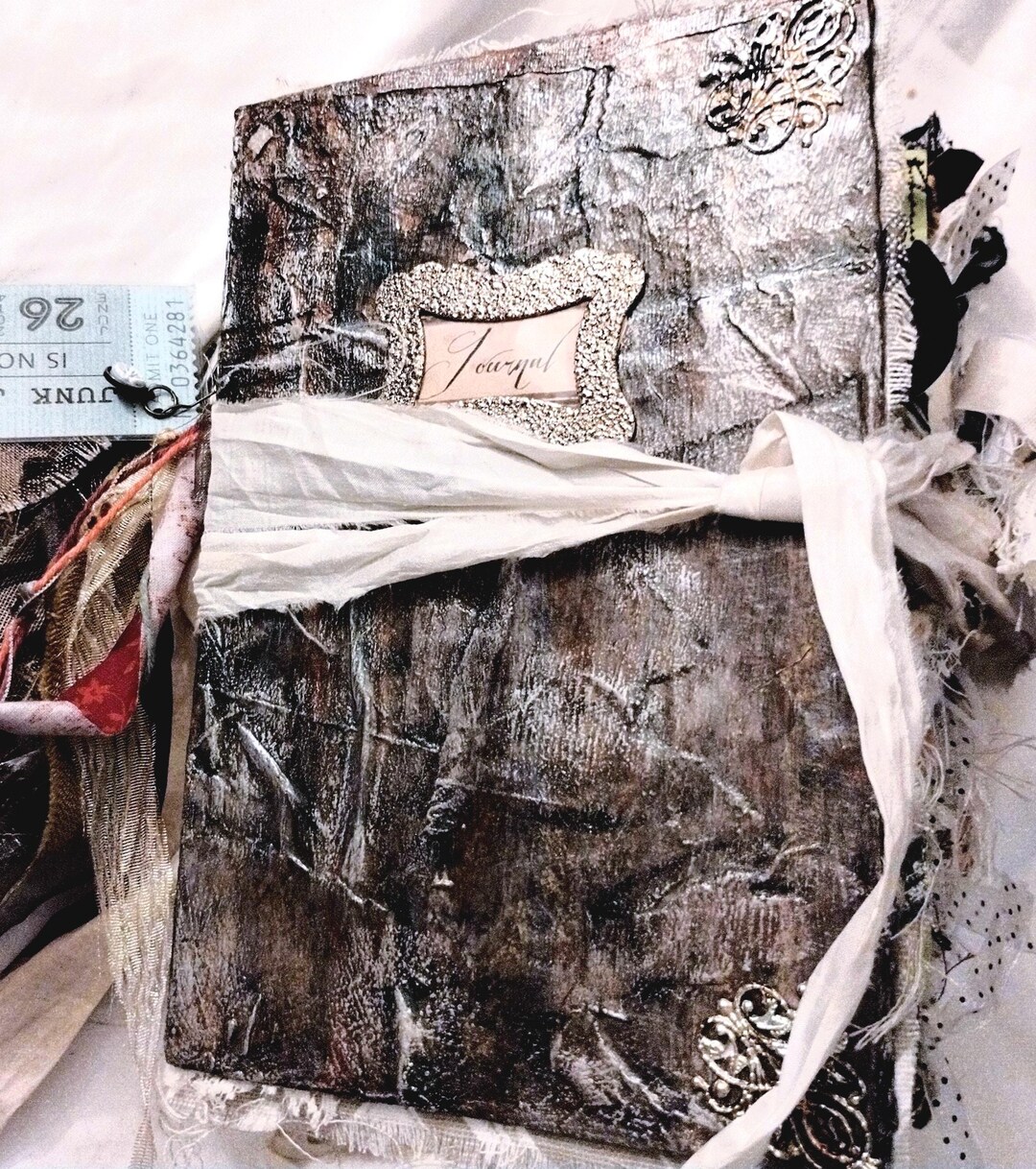 Handmade Junk Journal | Small Extra Chunky Mixed Media Art Journal - Etsy