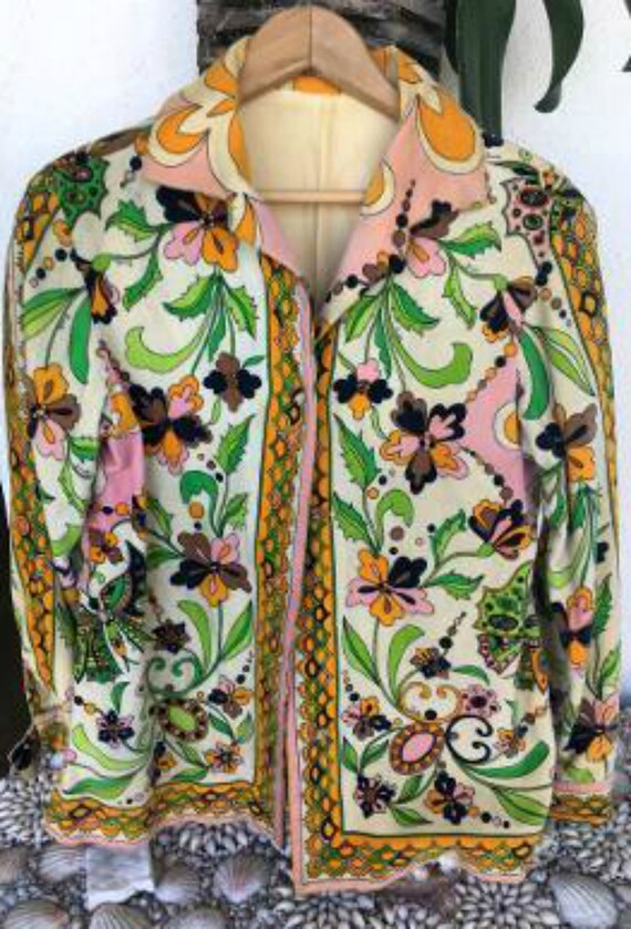 1960s Vintage Emilio Pucci Velvet Jacket
