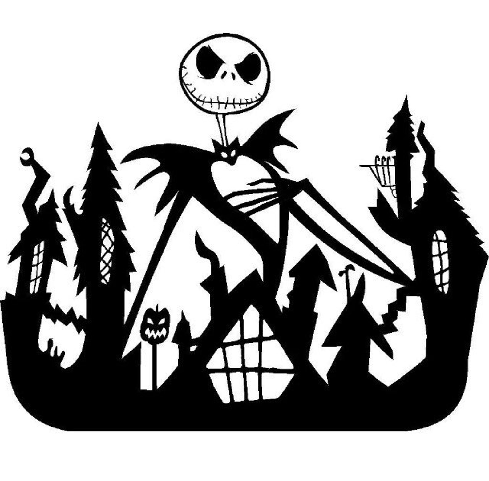 Nightmare Before Christmas Sticker Vinyl Decal Rose Gold Etsy