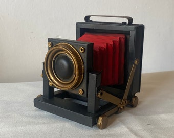 ANTIQUE CLASSIC CAMERA Replica / Vintage Metal Camera Design / Decorative Nostalgic Camera / Retro Shelf Decor