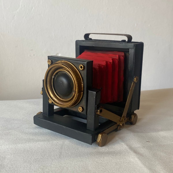ANTIQUE CLASSIC CAMERA Replica / Vintage Metal Camera Design / Decorative Nostalgic Camera / Retro Shelf Decor