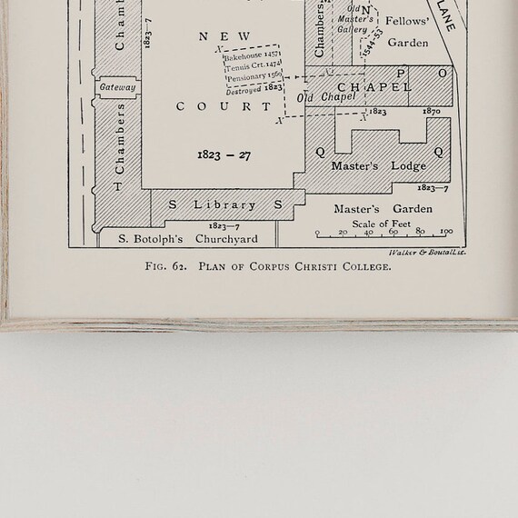 Corpus Christi College Cambridge Map
