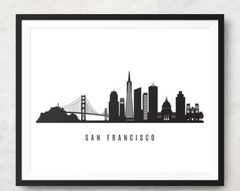 San Francisco Skyline | Etsy