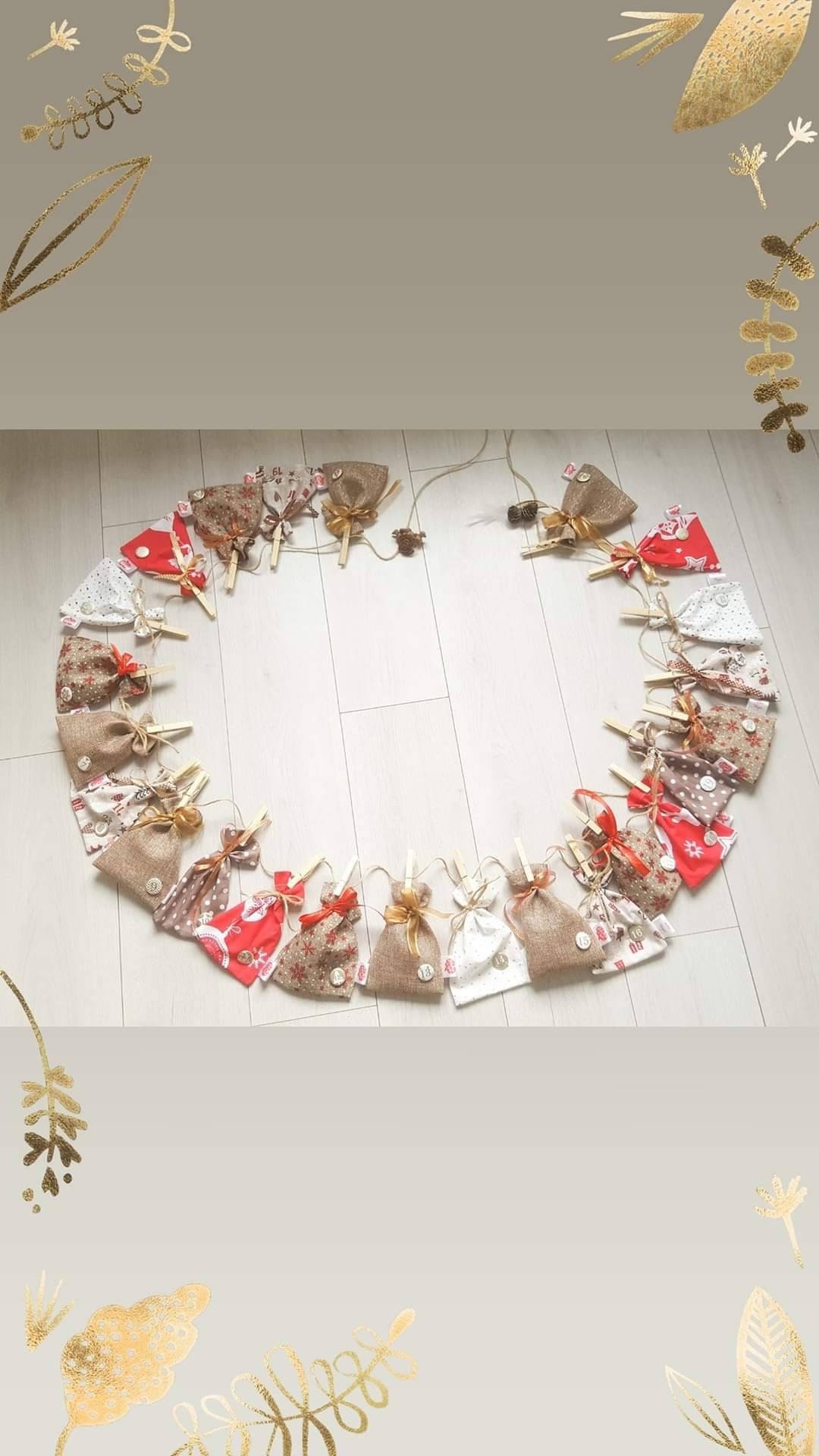 Calendrier de L'avant, Pochons, Pochettes Cadeau