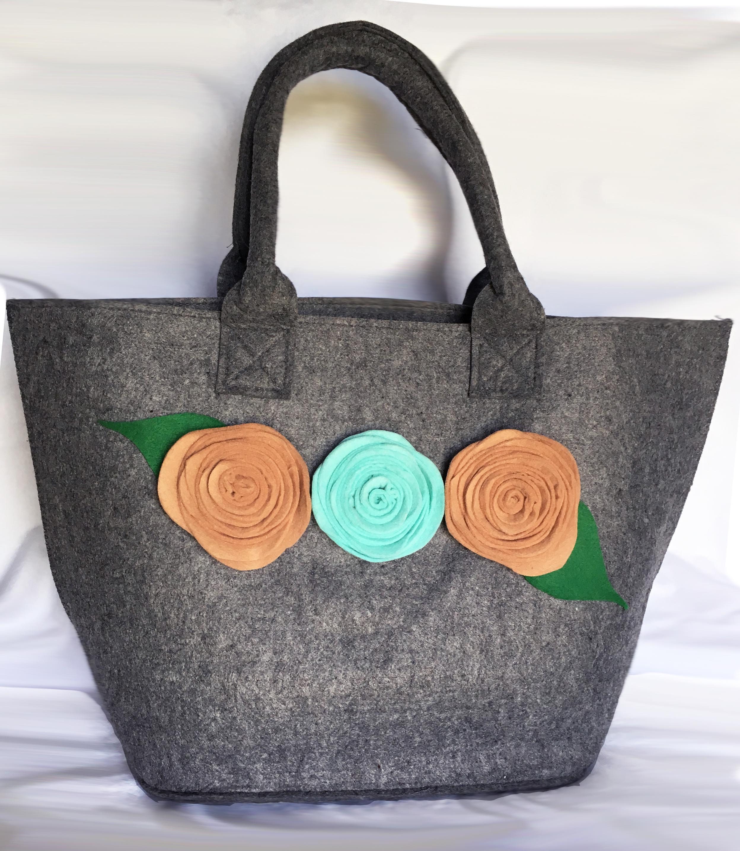 Felt Tote Bag - Etsy