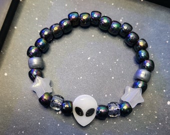 Alien Glow Kandi Bracelet
