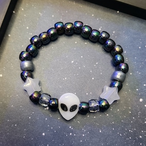 Alien Glow Kandi Bracelet