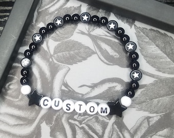Custom Star Word Bracelet