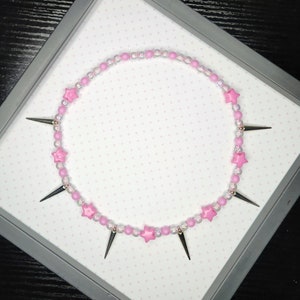 Pink is Punk Spike Choker