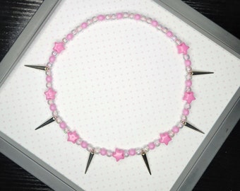 Pink is Punk Spike Choker
