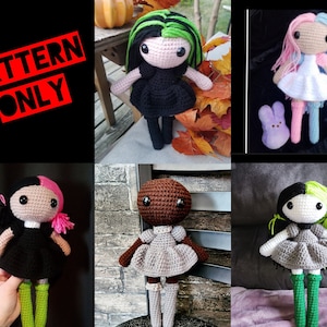 PATTERN Amigurumi Crochet Mini Me Doll
