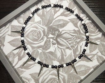 Nu Metal Grunge Spike Choker