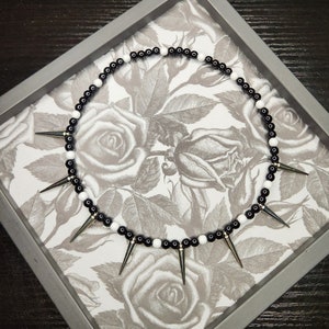 Nu Metal Grunge Spike Choker