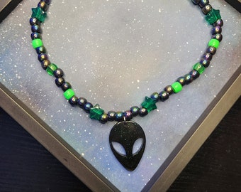 Alien Dome Kandi Necklace