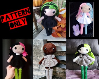 PATTERN Amigurumi Crochet Mini Me Doll