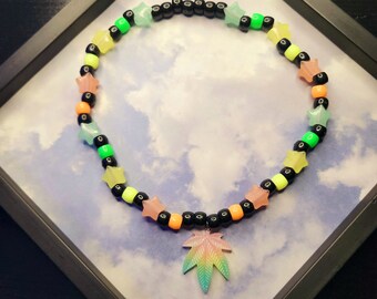 Mary Jane Glow in the Dark Choker Necklace