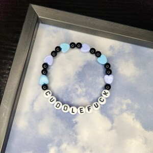 Cuddlefuck Pastel Goth Bracelet