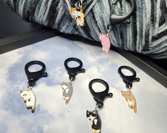 Kitty Cat Stitch Markers (set of 6)