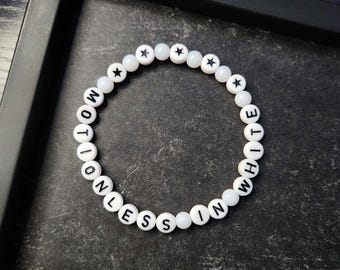 Motionless In White Bead Bracelet