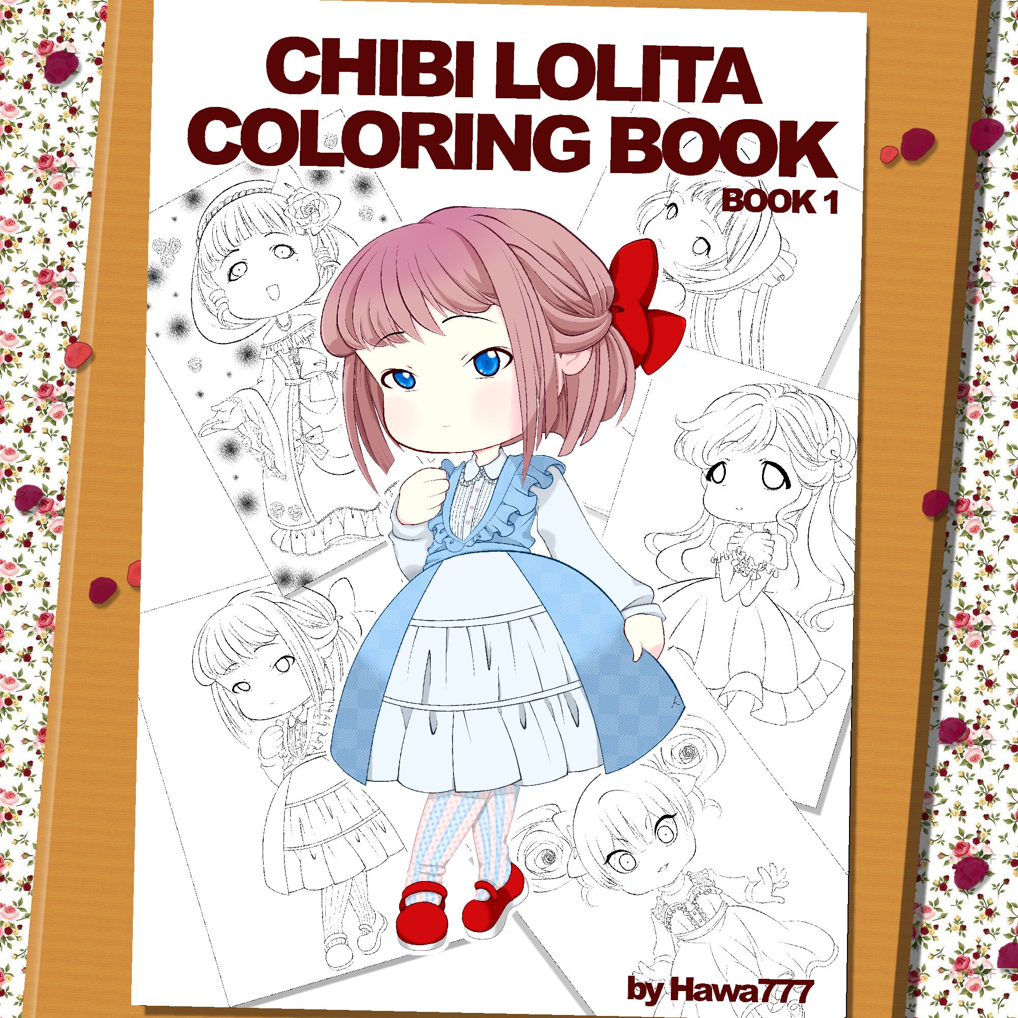 Chibi Lolita Coloring Book Pdf Download | Etsy