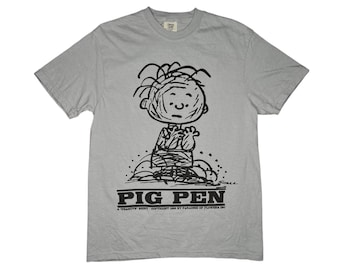 トップス pig pen vintage t shirts Vintage Pig Pen Original Grunge T-shirt Single Stitch Shirt