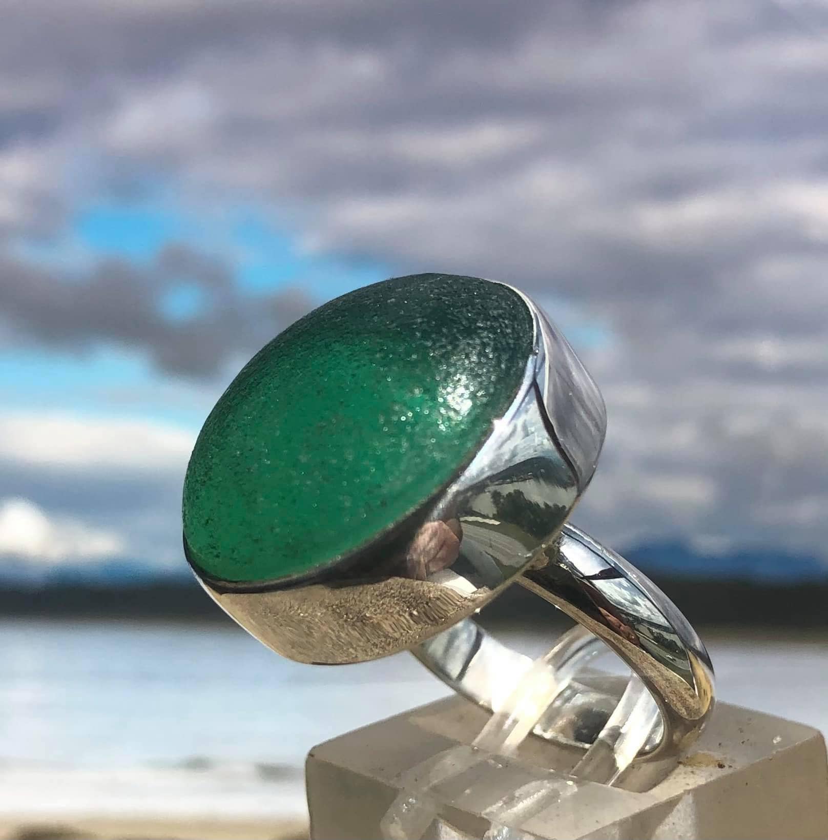 Sea glass hotsell rings for sale