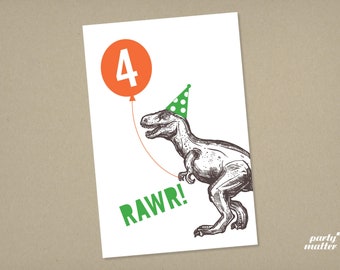 Dinosaur Party Backdrop/Poster/Banner Printable