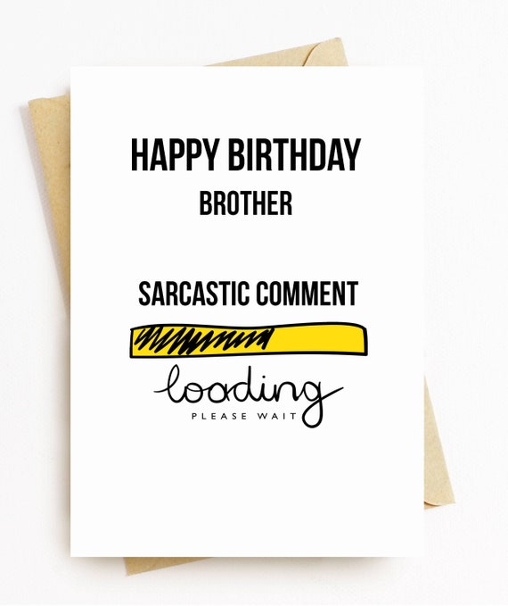 Alles Gute Zum Geburtstag Bruder Lustig Alles Gute Zum Geburtstag Bruder Lustige Karten Geburtstag Sprüche,