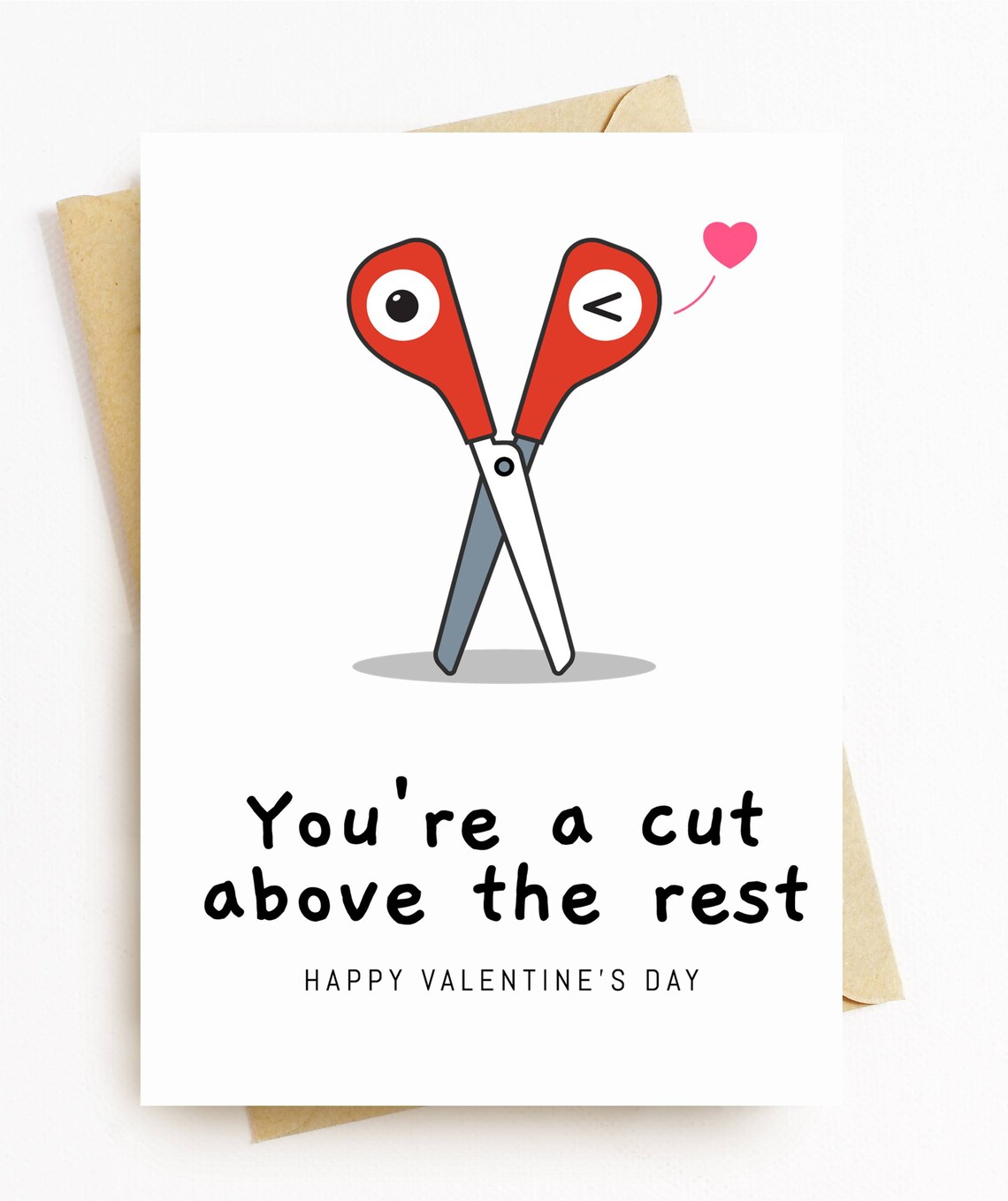 JE200 You're a Cut Above the Rest Valentines Card Etsy