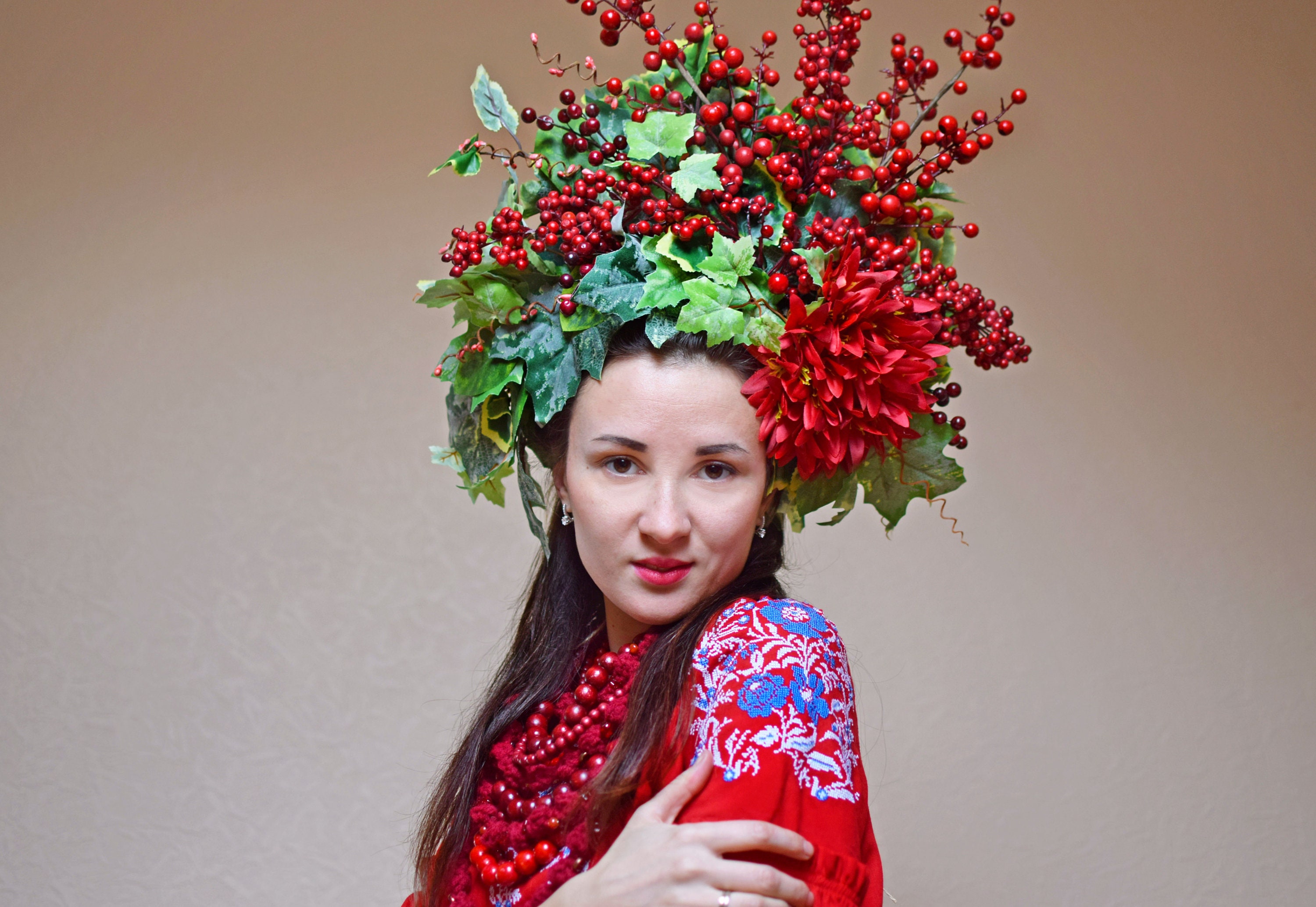 ukrainian wedding headpiece