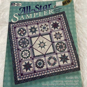Quilt Pattern Book All-Star Sampler Roxanne Carter Sewing Patchwork Place