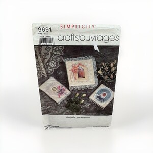 Simplicity 9691 Sewing Pattern Majorie Puckett Book Album Cover Frame Crafts Vtg