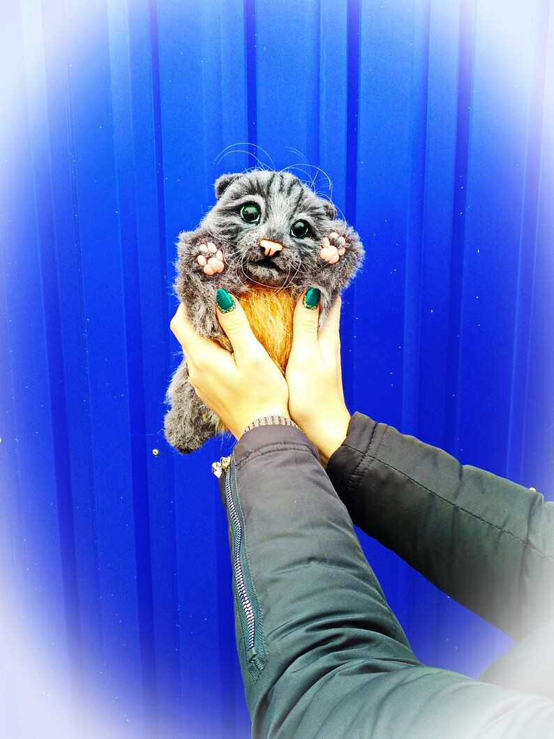 Kitten to order Cat. Toys cat. Handmade toys. Art and Etsy