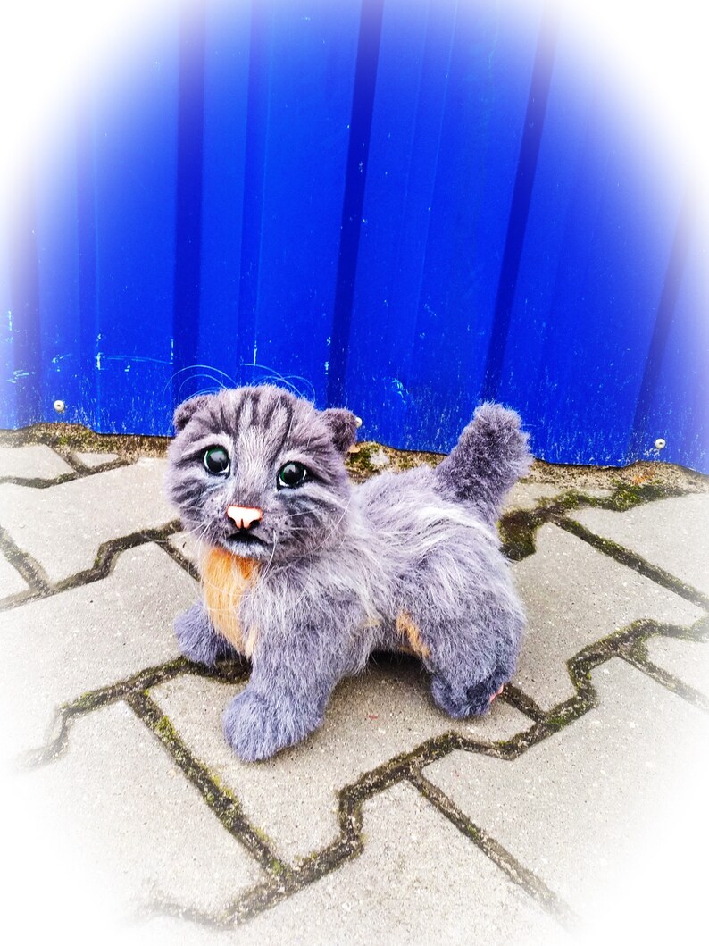 Kitten to order Cat. Toys cat. Handmade toys. Art and Etsy