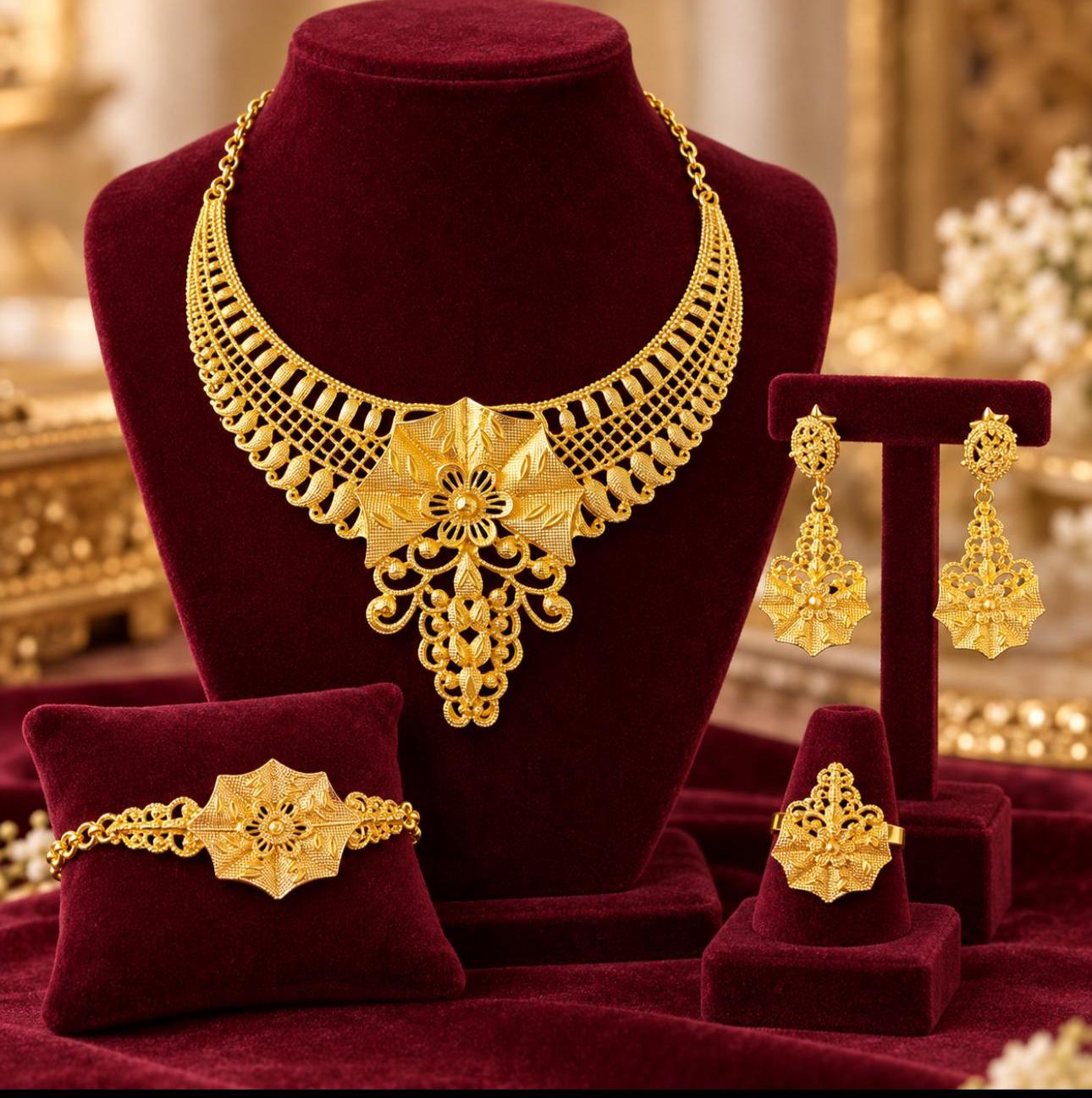 Saudi Gold Necklace - Etsy