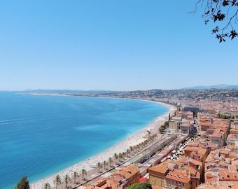 Impression sud de la France, Nice France, Côte d'Azur, été européen