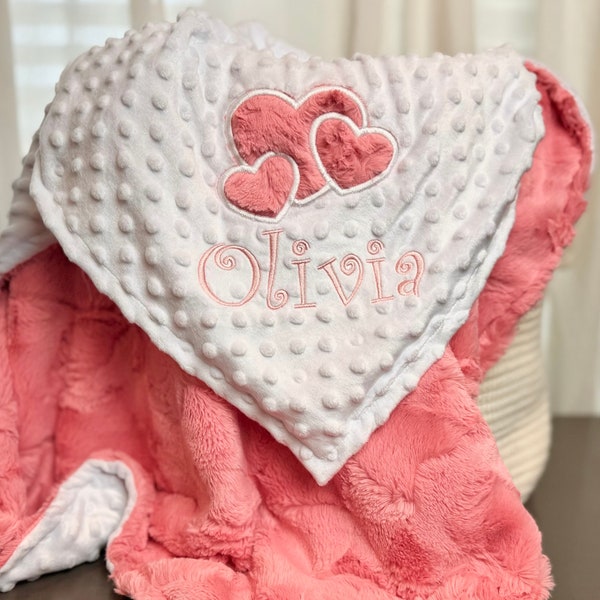 Heartbeat Petals Turquoise Hooded Blanket