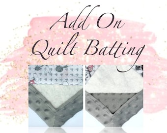 Add Quilt Batting Panel Insert to my Blanket for Extra Warmth and Comfort!