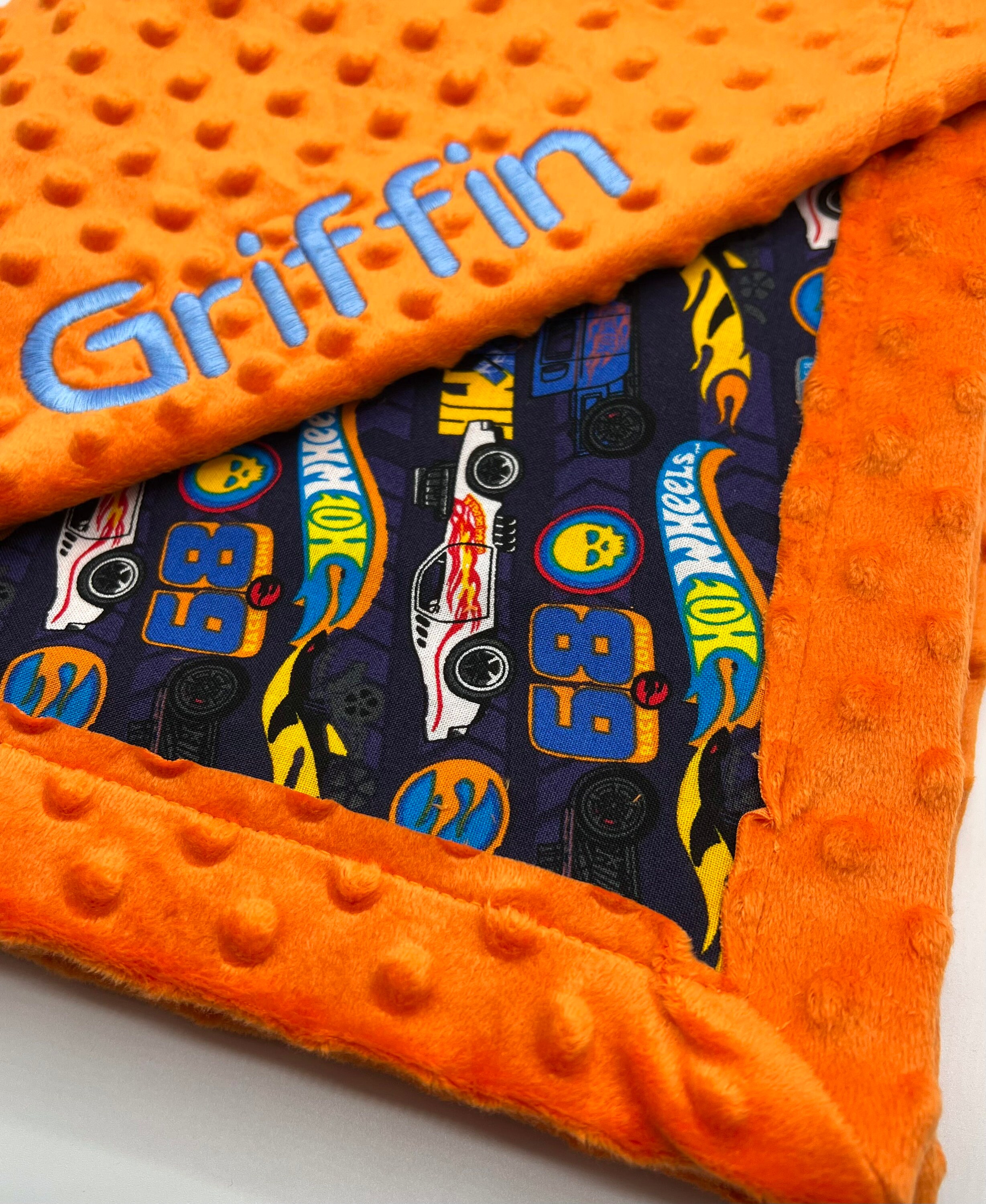 Personalized Hotwheels Blanket Frame Style Border Etsy