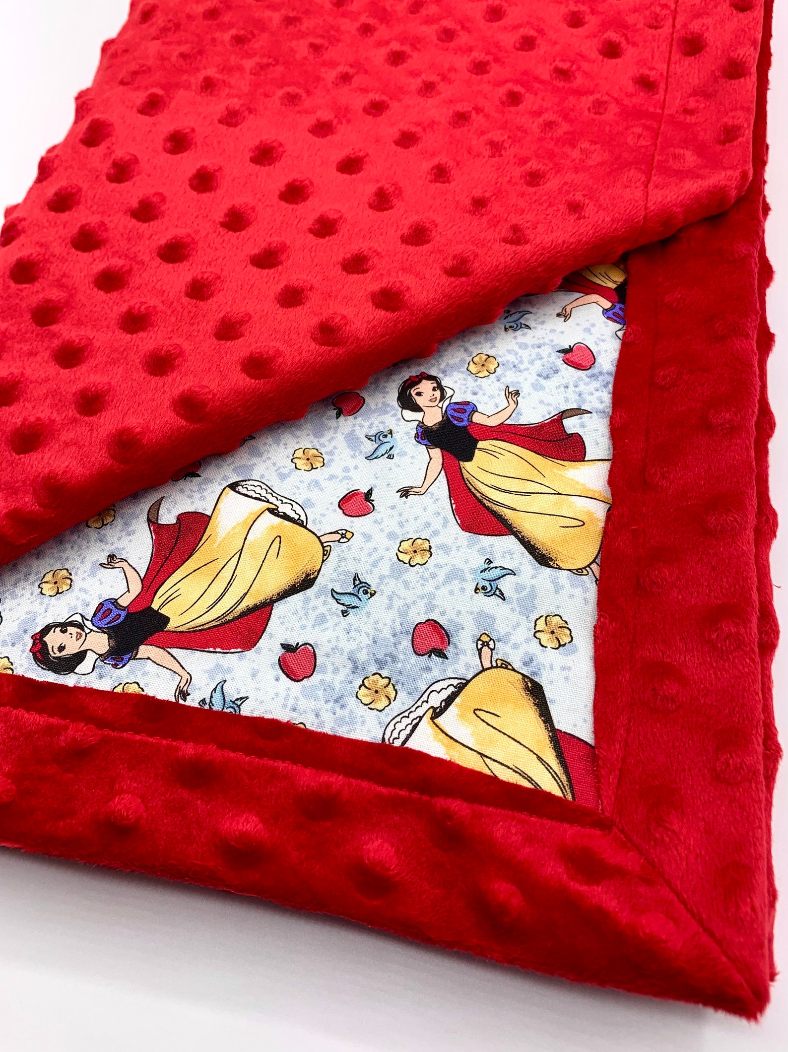 Personalized Disney Snow White Blanket Bedding Frame Style Etsy