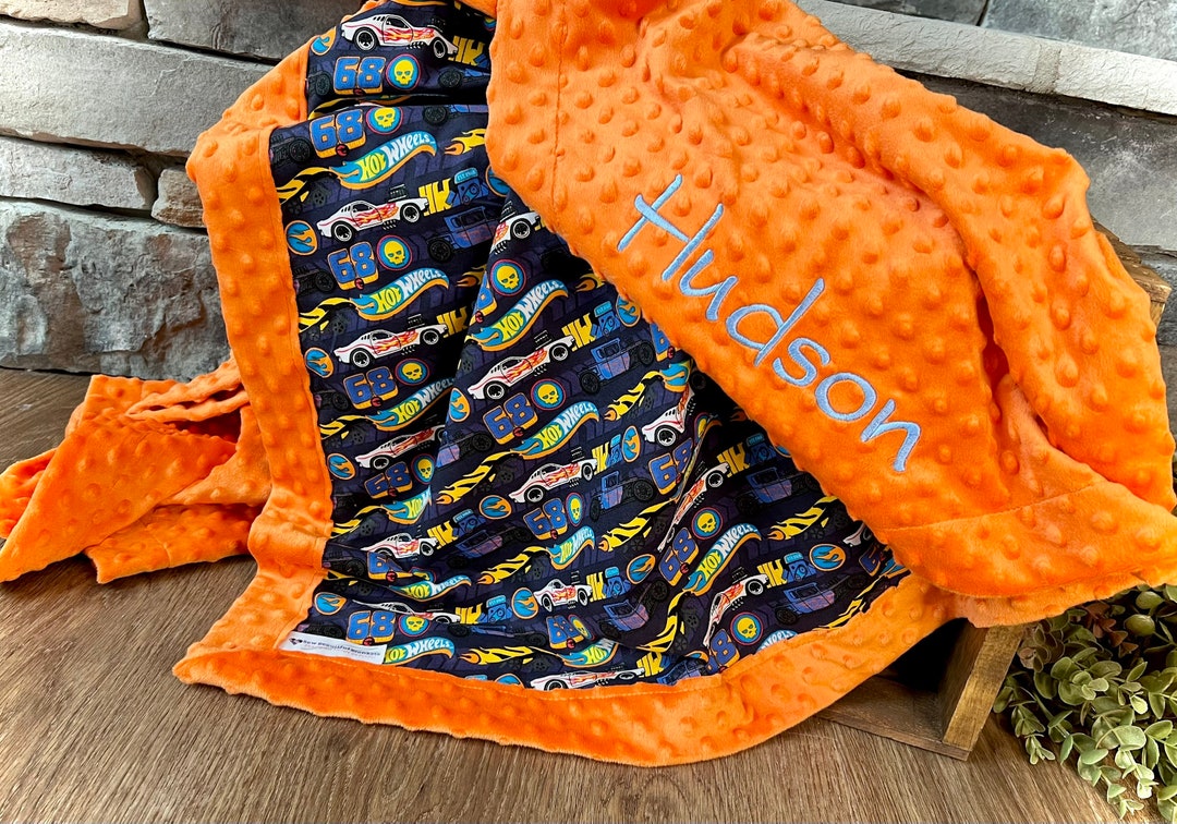 Personalized Hotwheels Blanket Frame Style Border Etsy