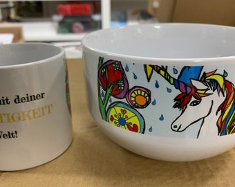 “Unicorn” breakfast set