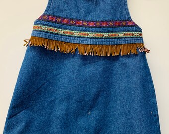 Jeans dress "Ethno" - UNIQUE