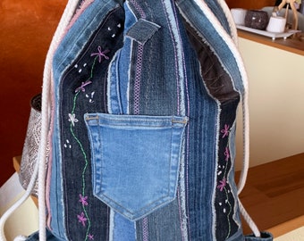 Backpack bag "Flowery" - UNIQUE