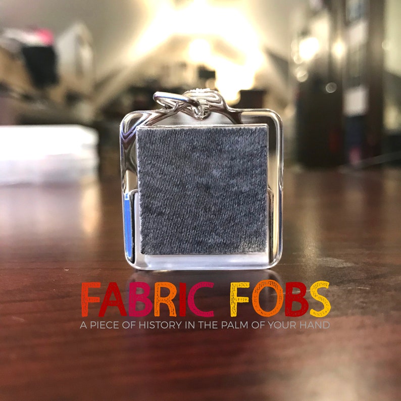 Spartacus Some Like It Hot Tony Curtis Personal Wardrobe Relic Keychain The Persuaders Fabric Fobs Worn by Curtis!