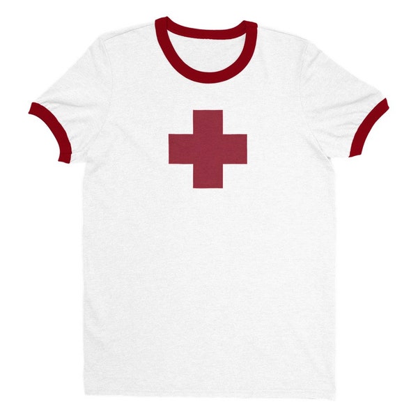 Dominic Fike cross ringer red Unisex Ringer T-shirt