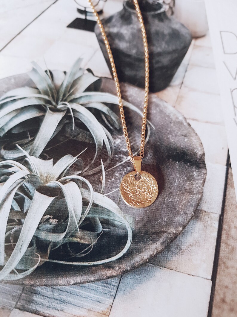 Golden Hammered Coin Small